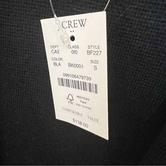 J. Crew Schoolboy Sweater Blazer Black - Picture 5 of 6